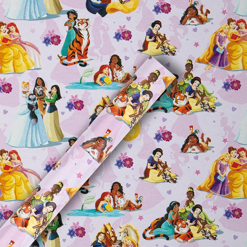 Hallmark Disney Princess & Pets Gift Roll Wrap (2 m) - Image 1